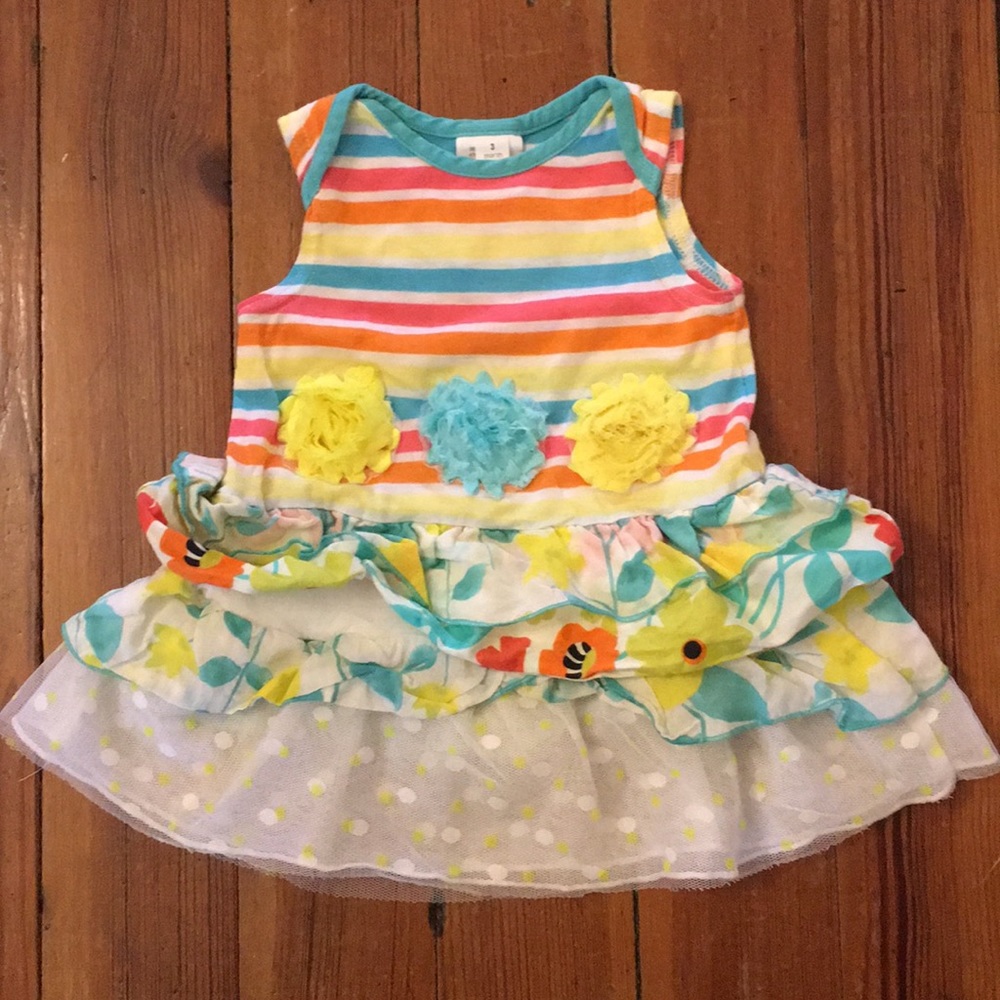 Riki & Zoi 4 ruffle dress 3 month